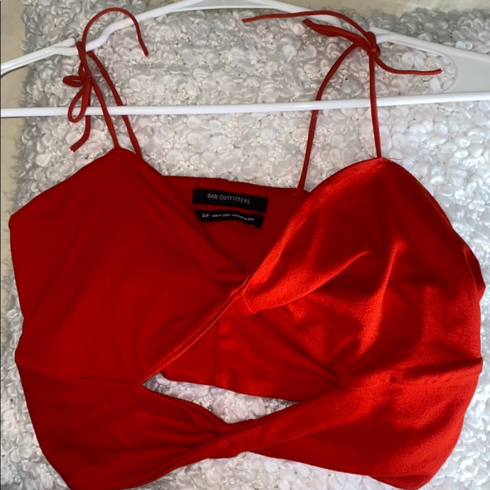 Red urban tank